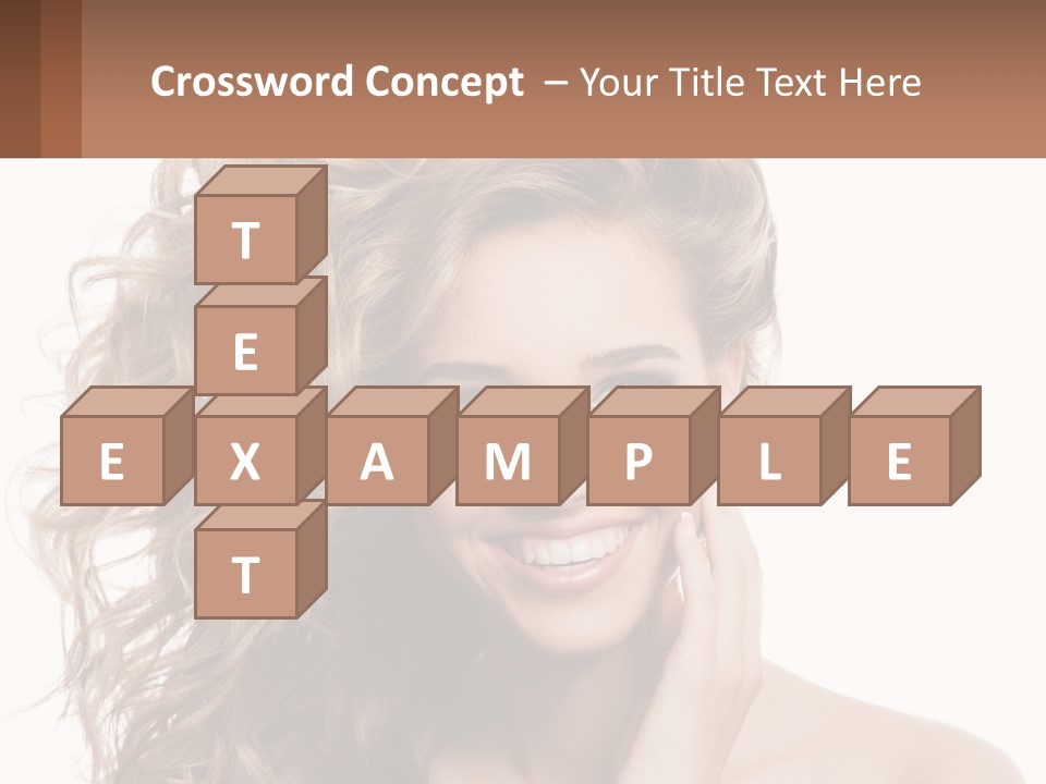 Outdoor Female Girl PowerPoint Template