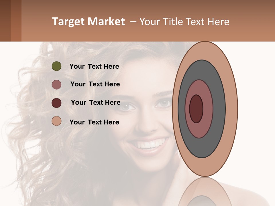 Outdoor Female Girl PowerPoint Template