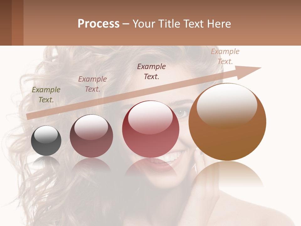 Outdoor Female Girl PowerPoint Template