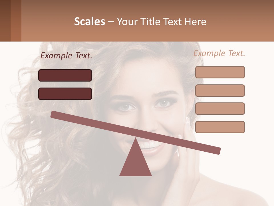 Outdoor Female Girl PowerPoint Template