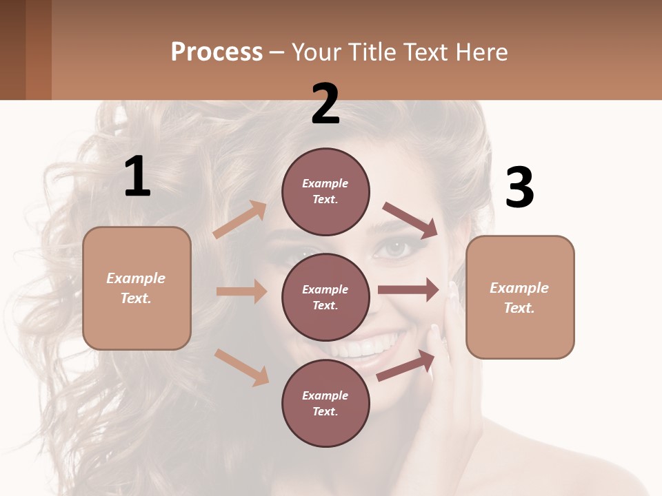 Outdoor Female Girl PowerPoint Template