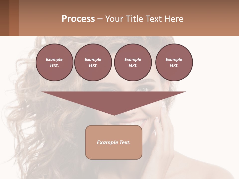 Outdoor Female Girl PowerPoint Template