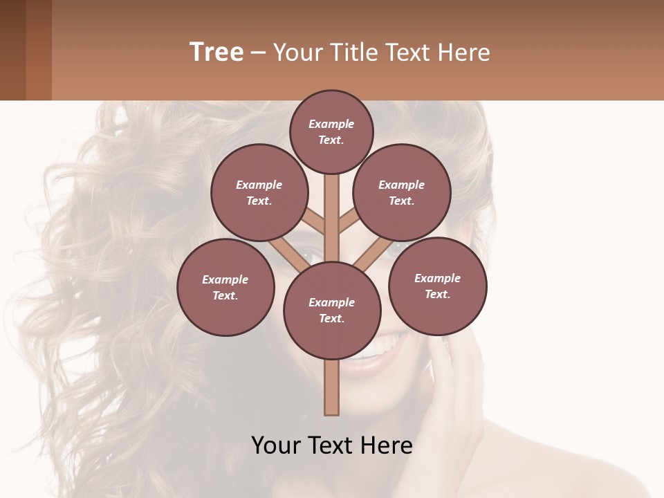 Outdoor Female Girl PowerPoint Template