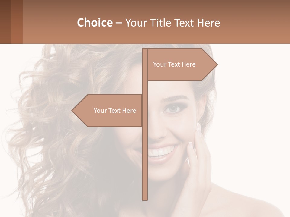 Outdoor Female Girl PowerPoint Template