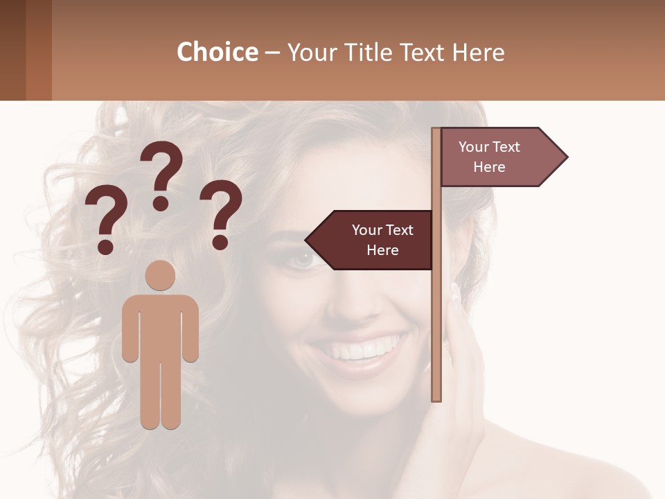 Outdoor Female Girl PowerPoint Template