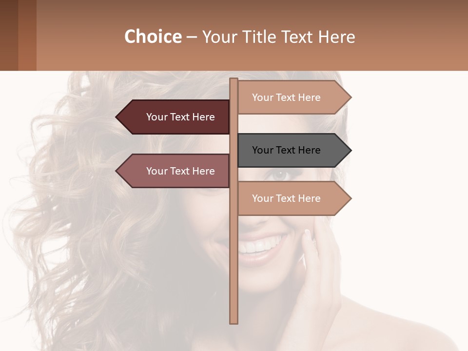 Outdoor Female Girl PowerPoint Template