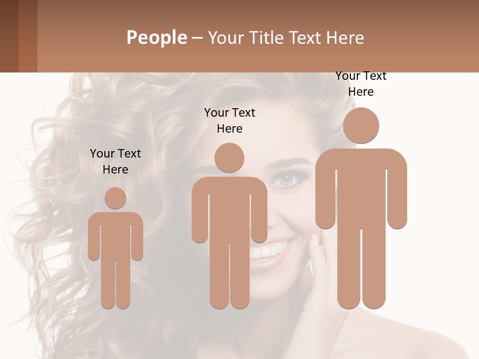 Outdoor Female Girl PowerPoint Template