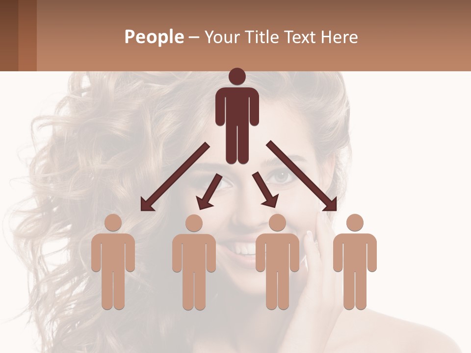 Outdoor Female Girl PowerPoint Template