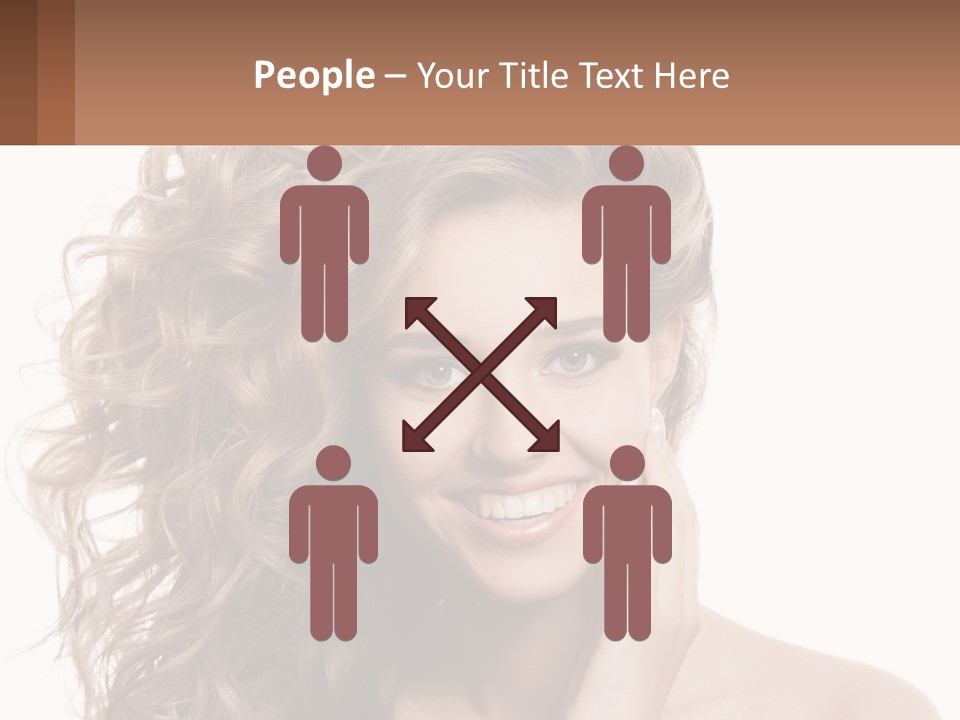 Outdoor Female Girl PowerPoint Template