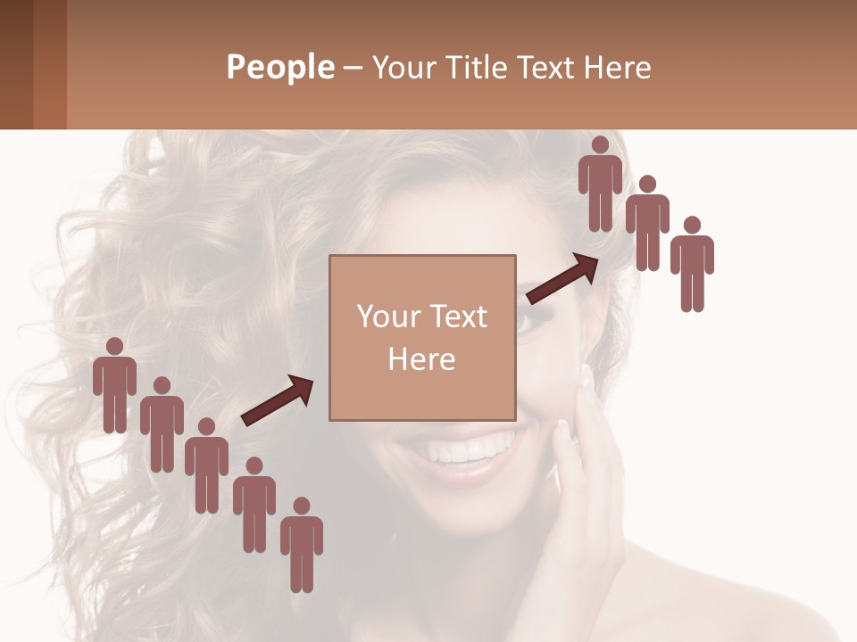 Outdoor Female Girl PowerPoint Template