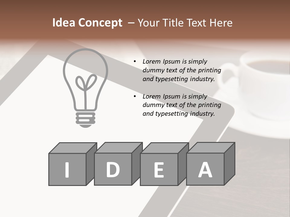 Boy Female Happy PowerPoint Template