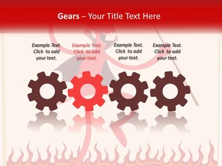 Conditioner Temperature Heat PowerPoint Template