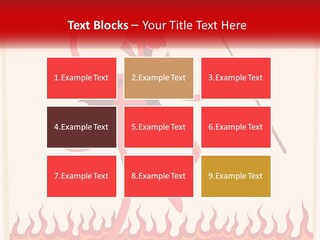 Conditioner Temperature Heat PowerPoint Template