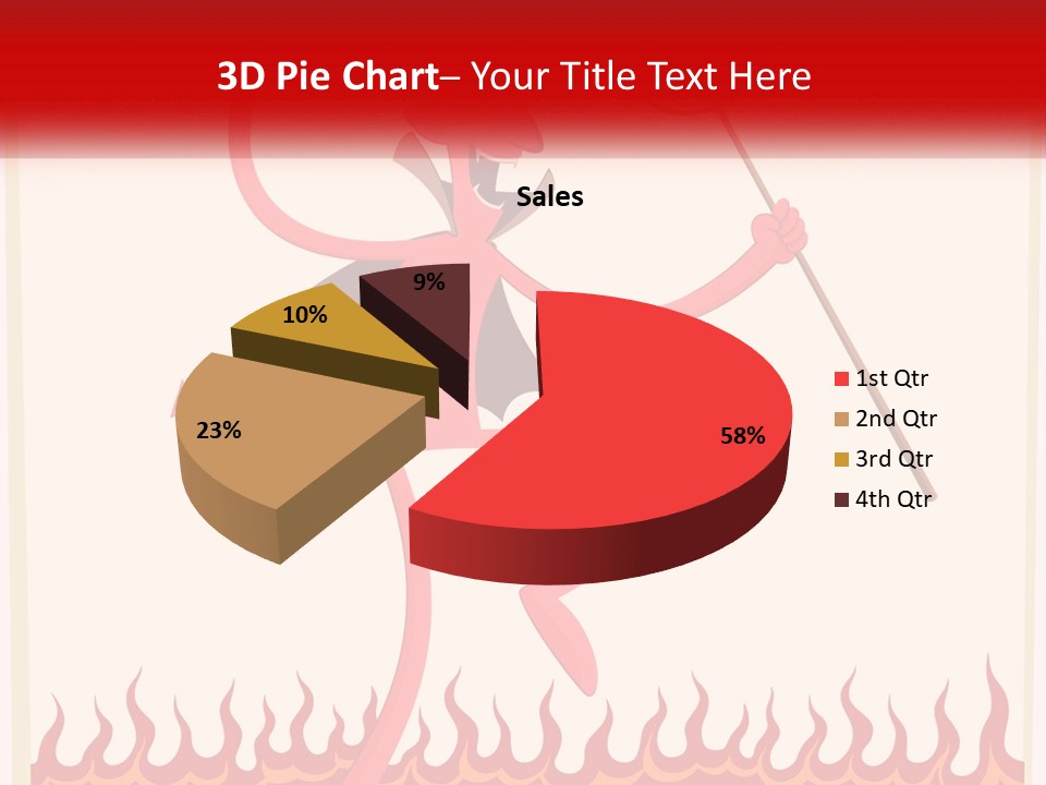Conditioner Temperature Heat PowerPoint Template