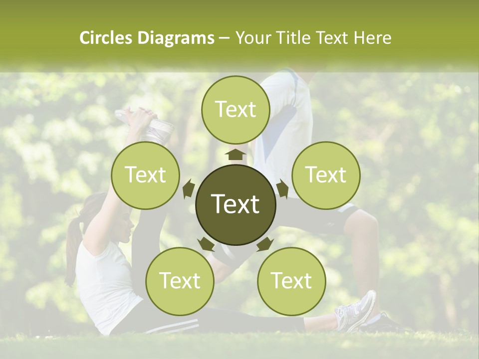 Electricity Cooling House PowerPoint Template