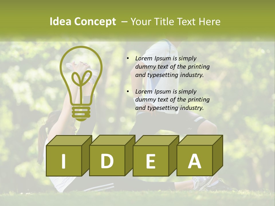 Electricity Cooling House PowerPoint Template