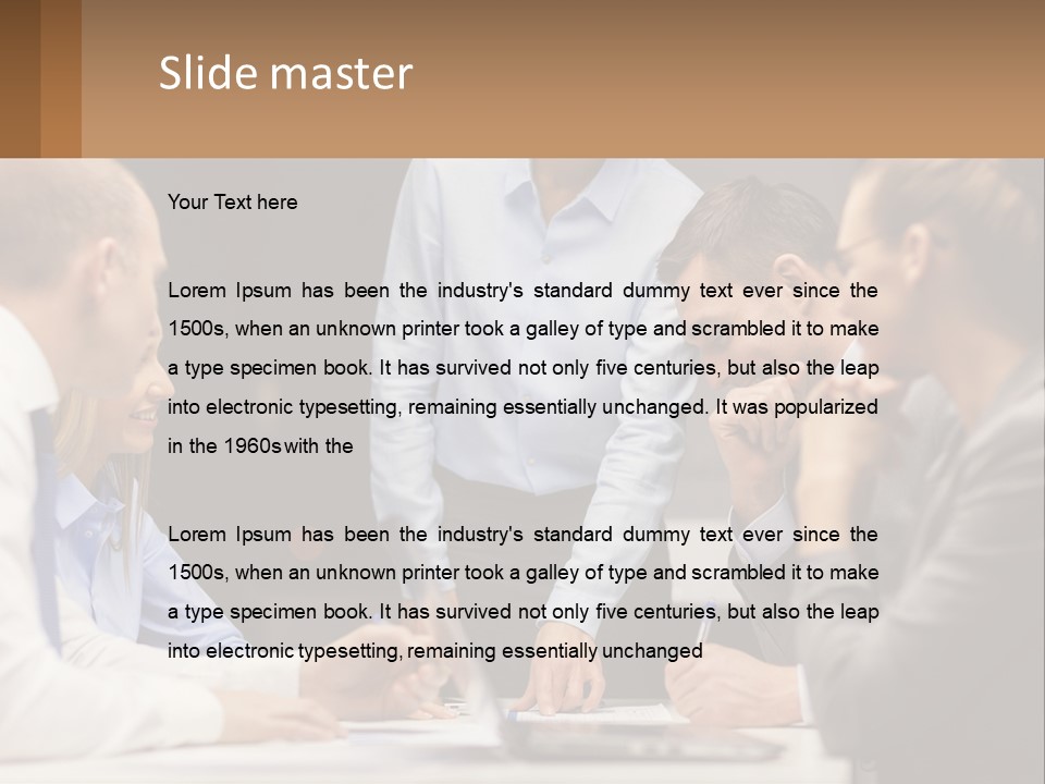 Condition Unit White PowerPoint Template