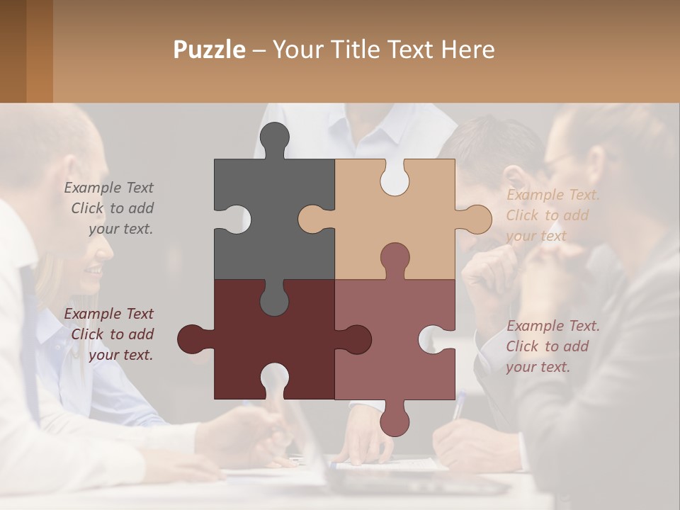 Condition Unit White PowerPoint Template