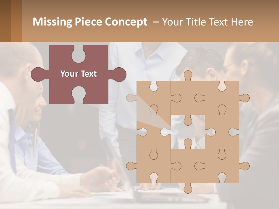 Condition Unit White PowerPoint Template