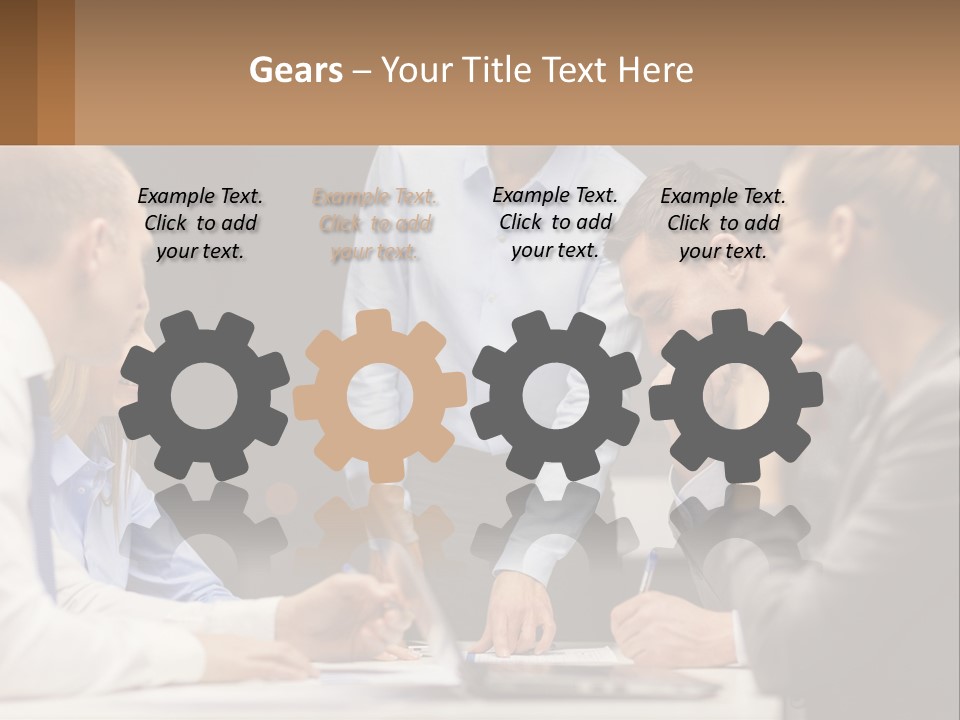 Condition Unit White PowerPoint Template