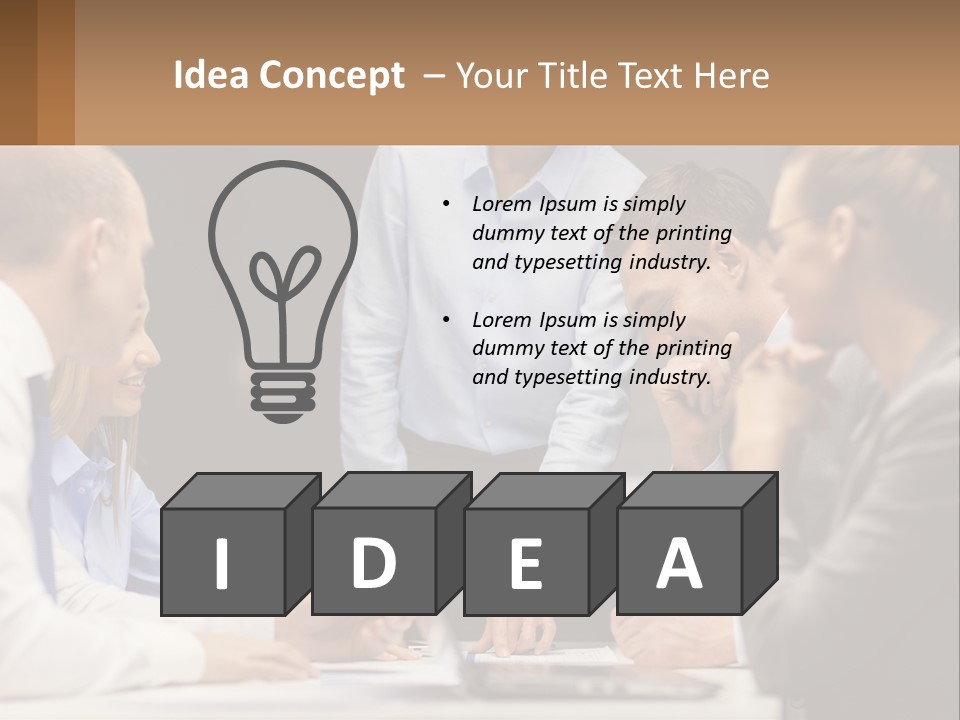 Condition Unit White PowerPoint Template