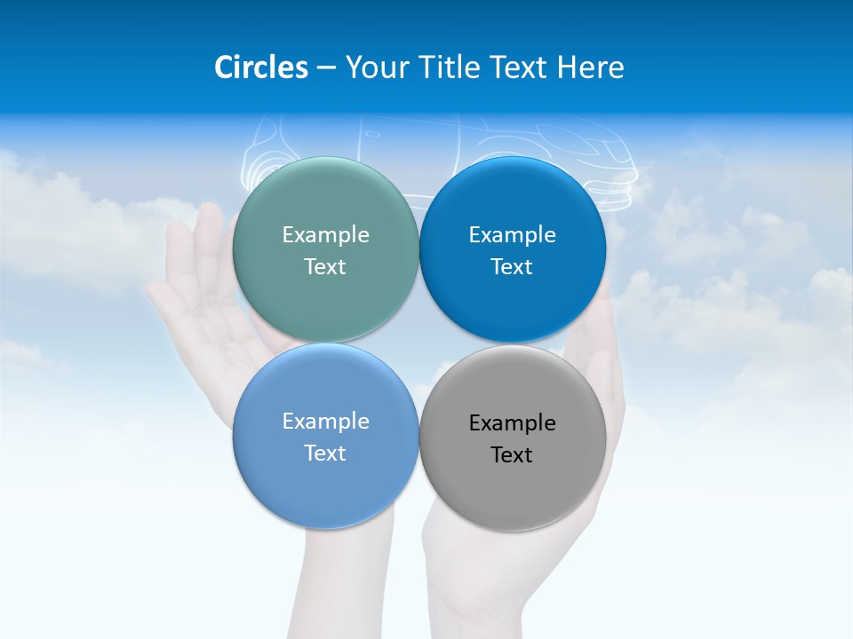Wheel Shadow Model PowerPoint Template