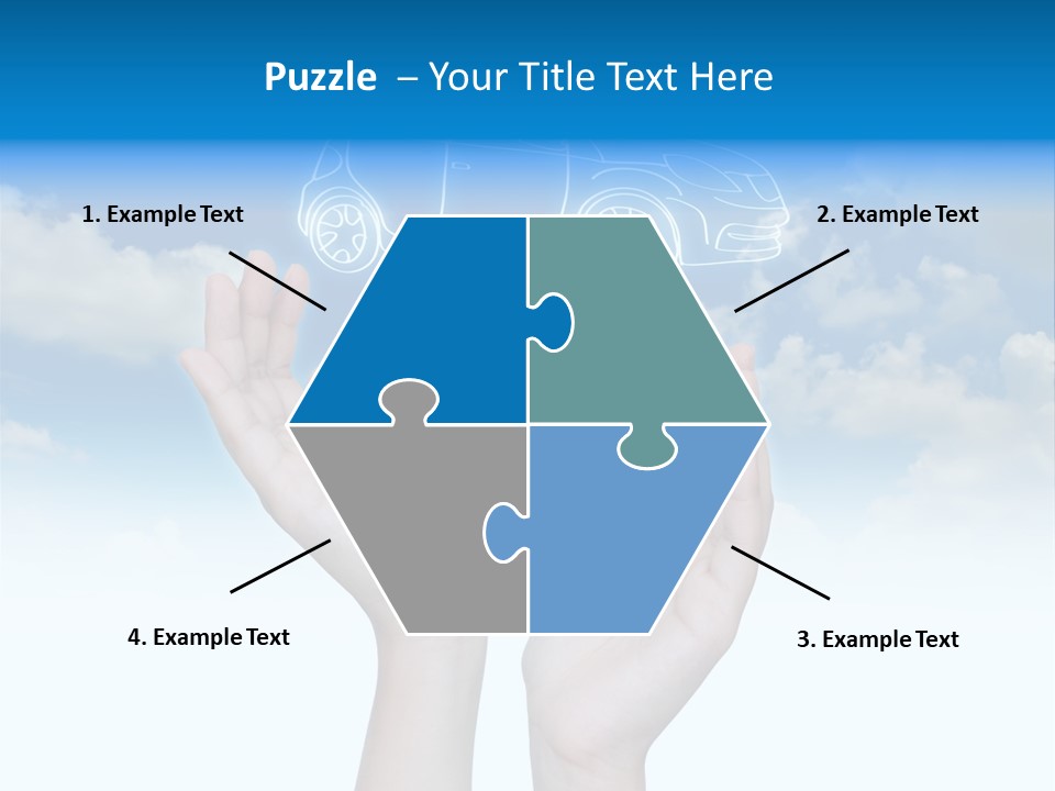 Wheel Shadow Model PowerPoint Template