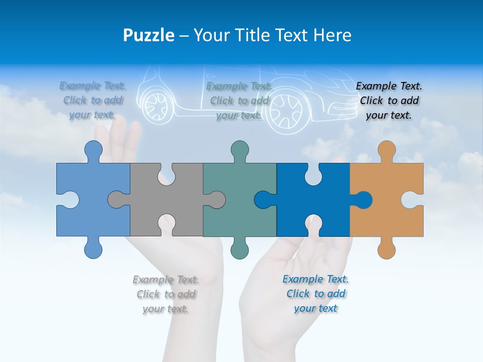 Wheel Shadow Model PowerPoint Template