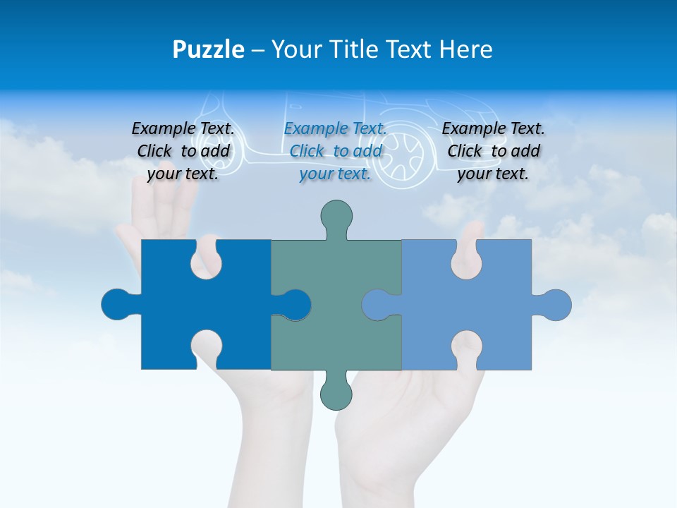 Wheel Shadow Model PowerPoint Template