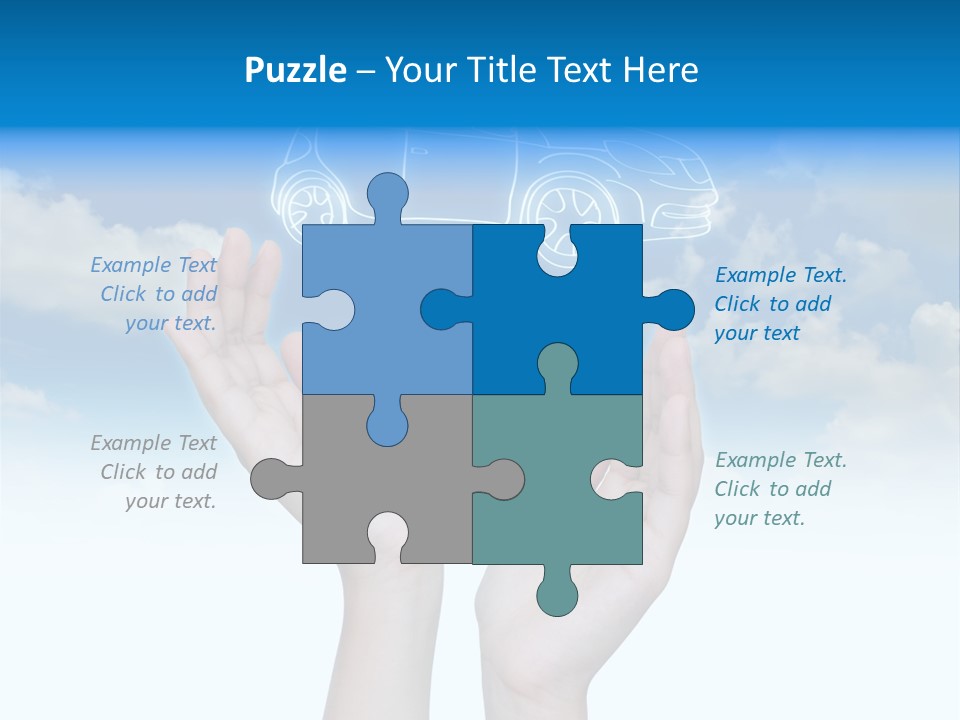 Wheel Shadow Model PowerPoint Template
