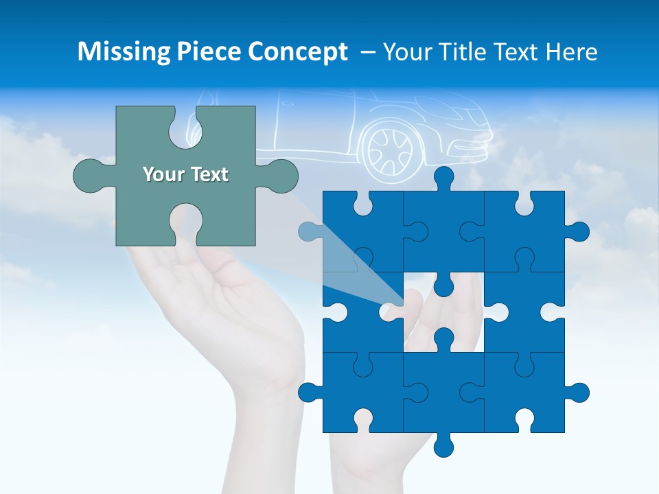 Wheel Shadow Model PowerPoint Template