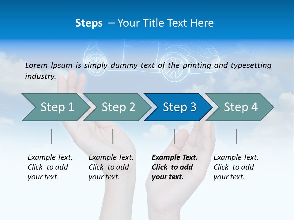 Wheel Shadow Model PowerPoint Template