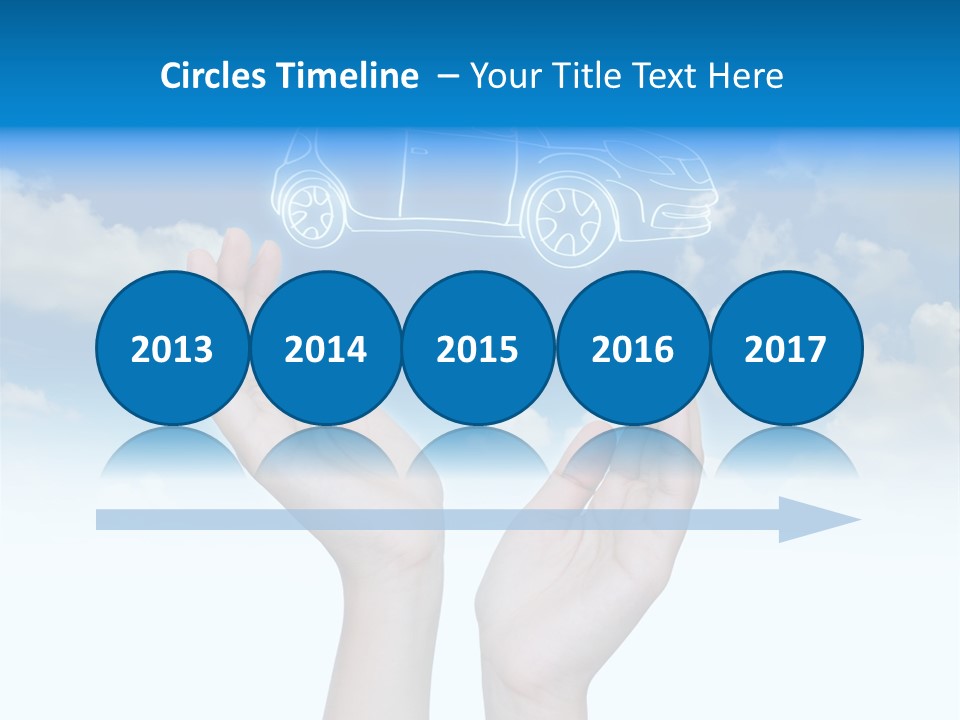 Wheel Shadow Model PowerPoint Template