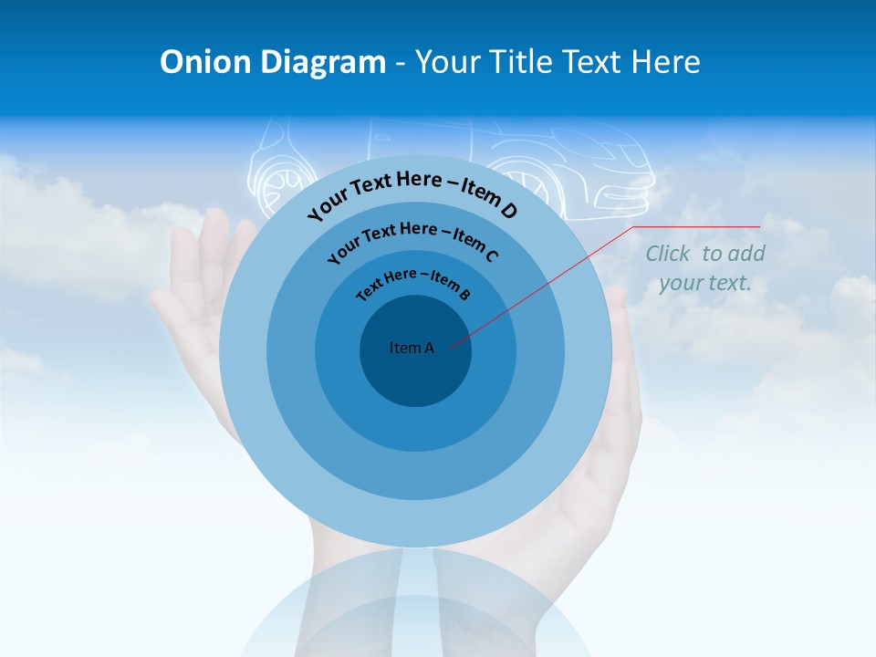 Wheel Shadow Model PowerPoint Template
