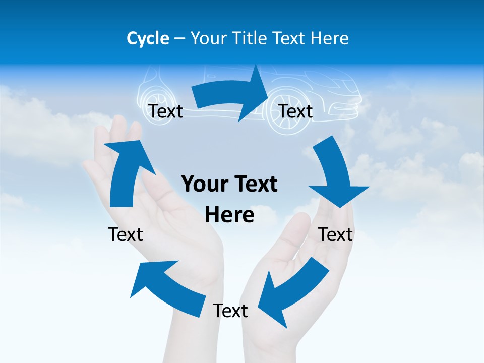 Wheel Shadow Model PowerPoint Template