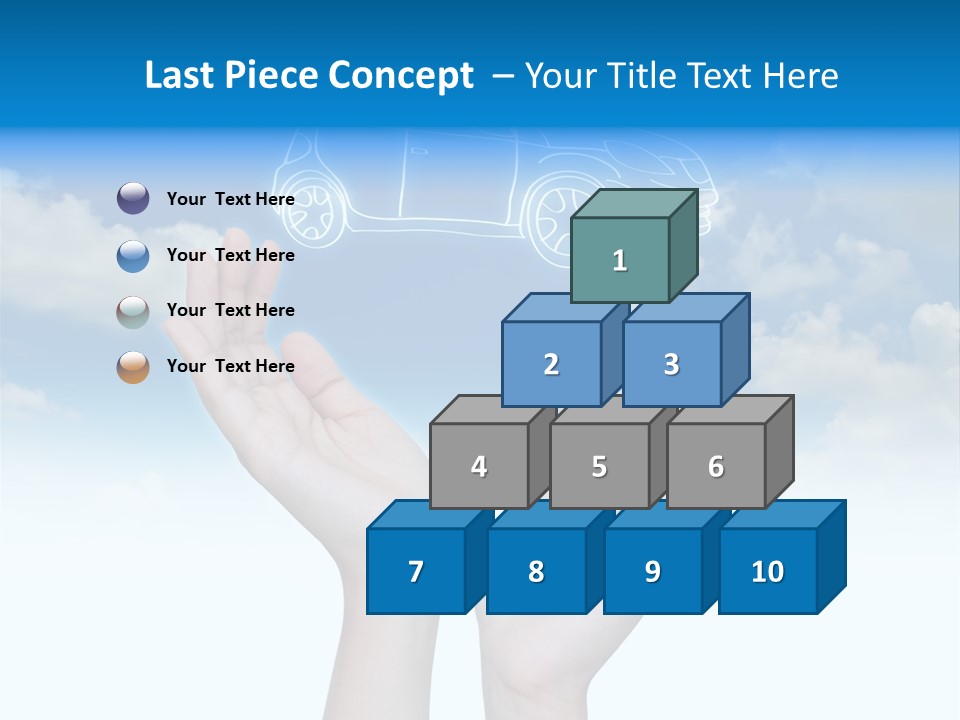 Wheel Shadow Model PowerPoint Template