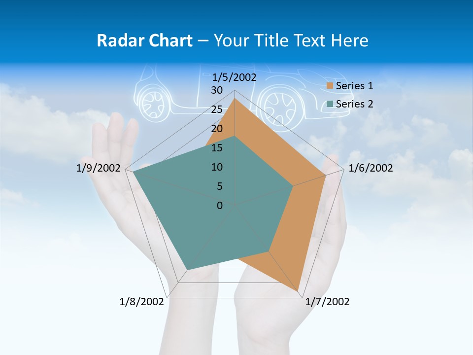Wheel Shadow Model PowerPoint Template