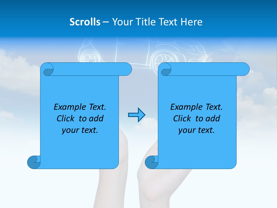 Wheel Shadow Model PowerPoint Template