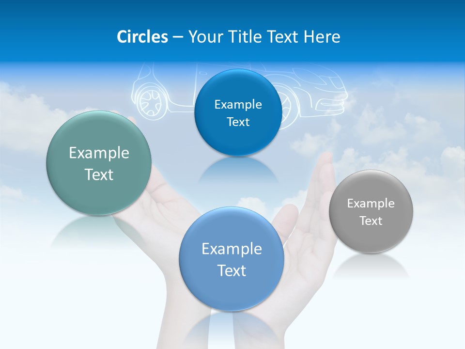 Wheel Shadow Model PowerPoint Template