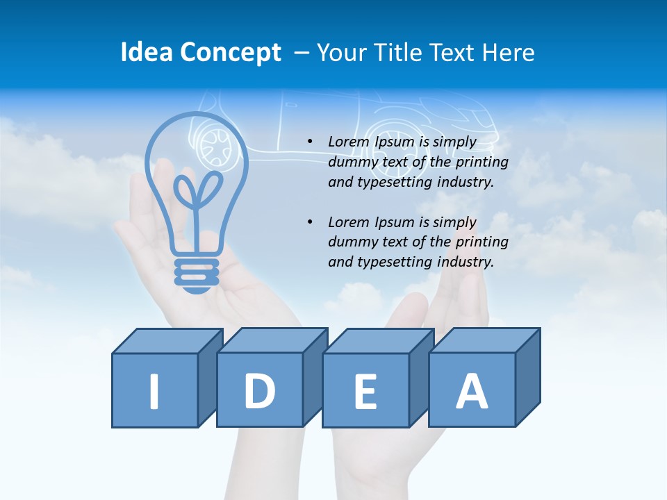 Wheel Shadow Model PowerPoint Template