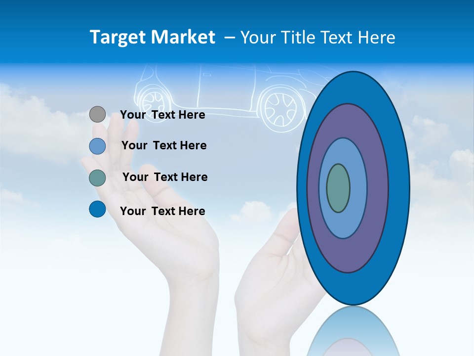Wheel Shadow Model PowerPoint Template