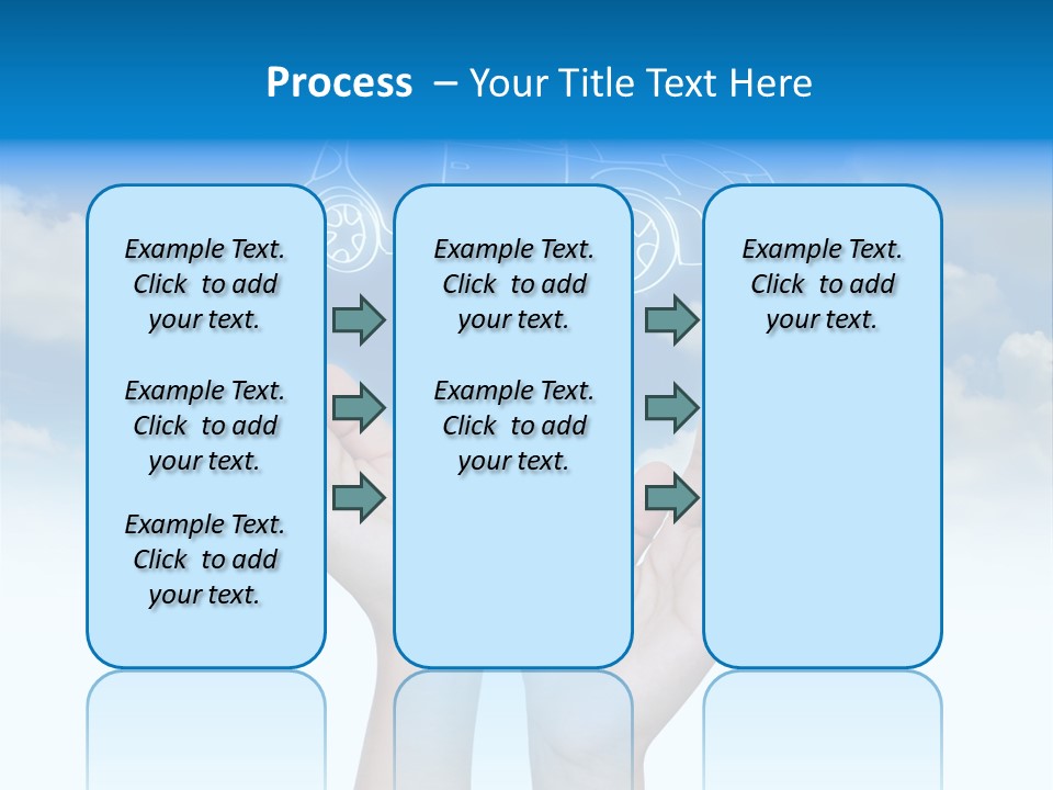 Wheel Shadow Model PowerPoint Template