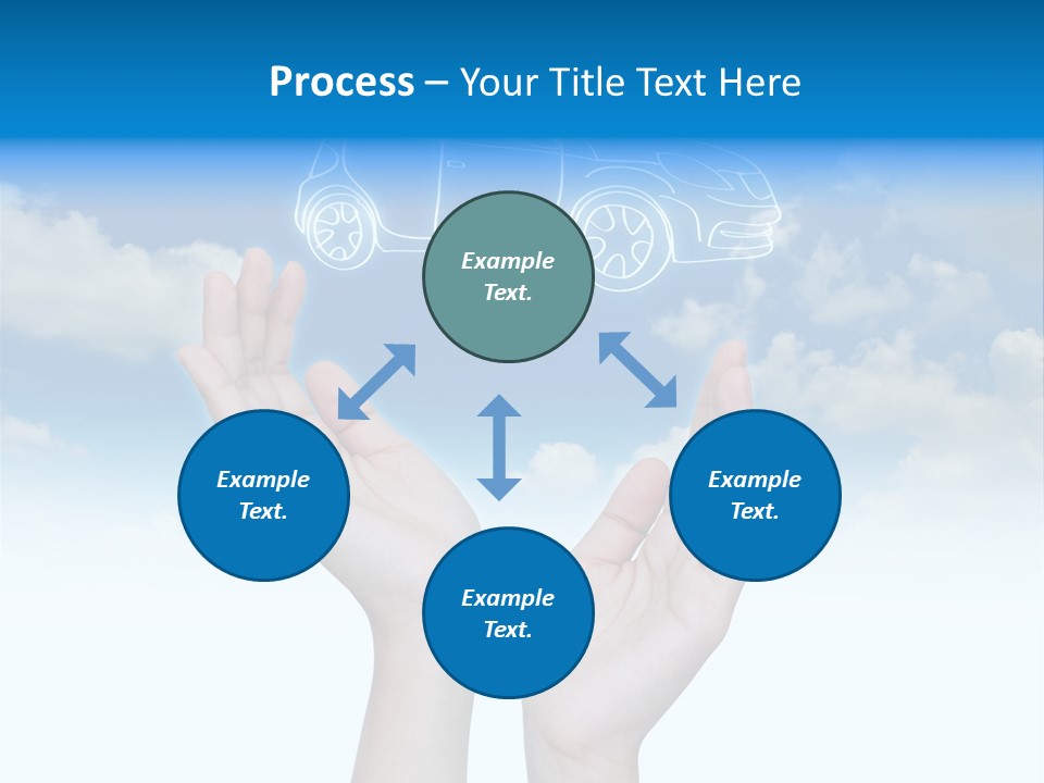 Wheel Shadow Model PowerPoint Template