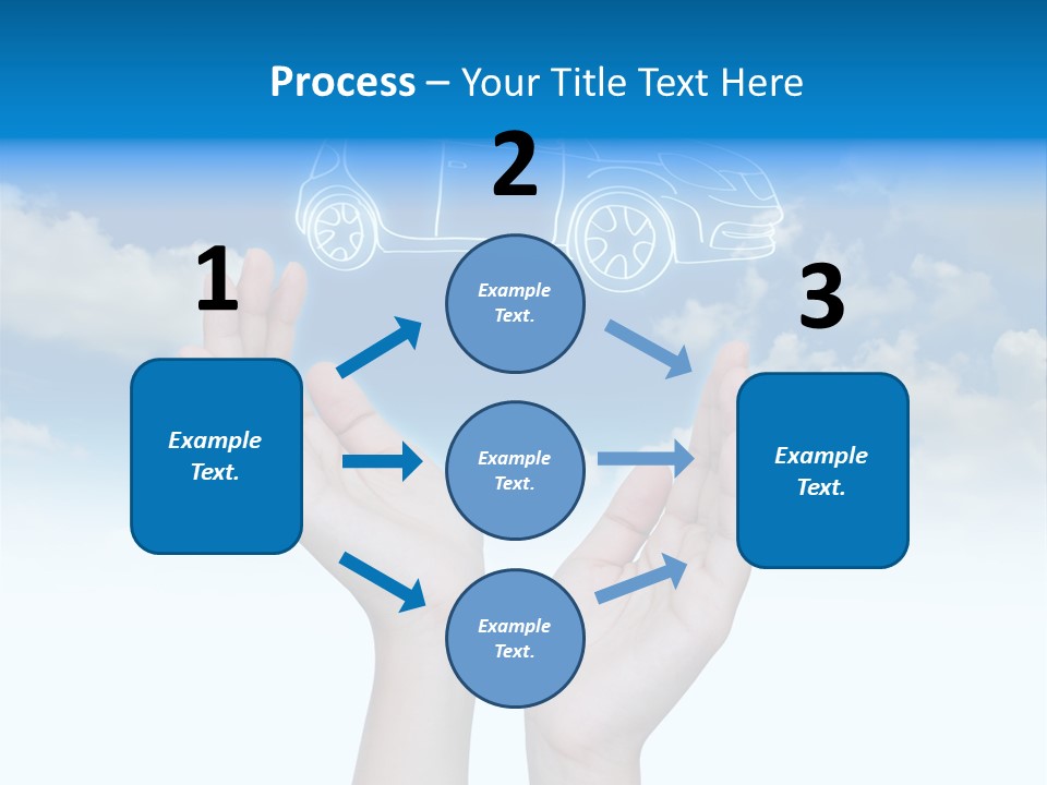 Wheel Shadow Model PowerPoint Template