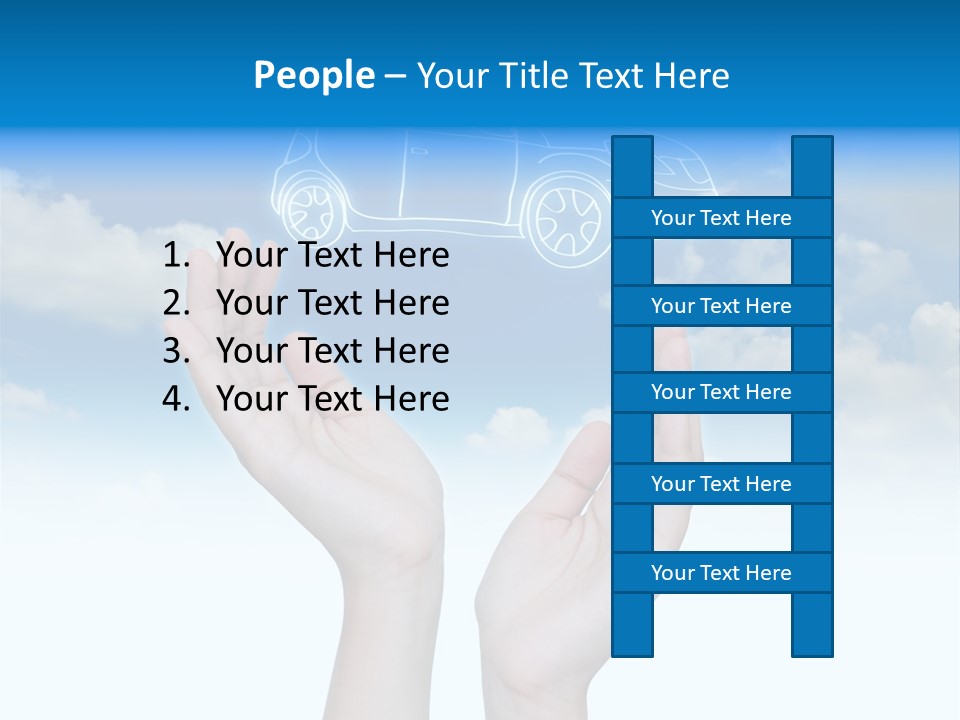 Wheel Shadow Model PowerPoint Template