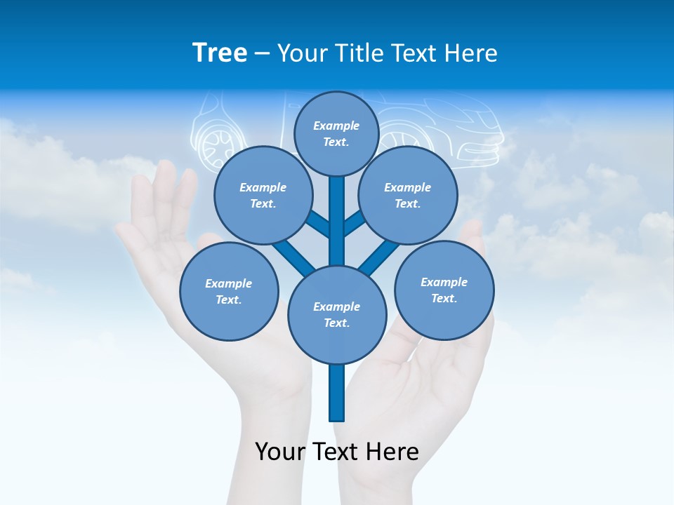 Wheel Shadow Model PowerPoint Template