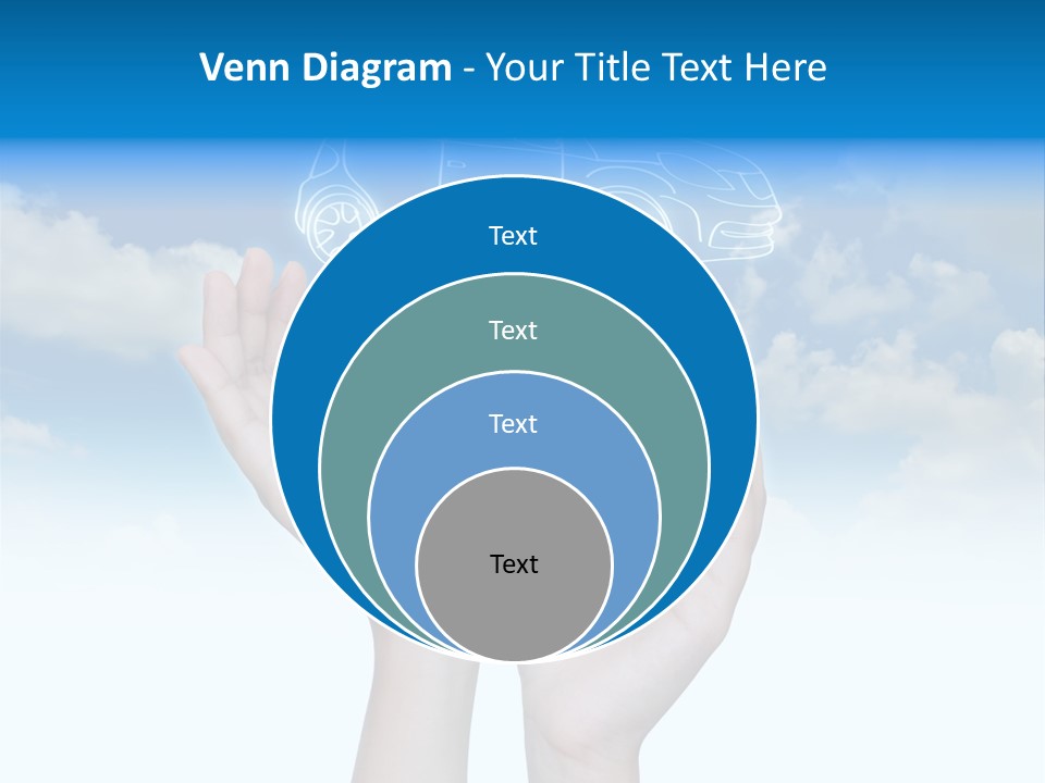 Wheel Shadow Model PowerPoint Template