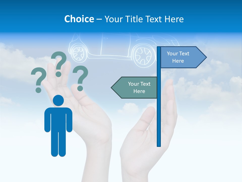 Wheel Shadow Model PowerPoint Template