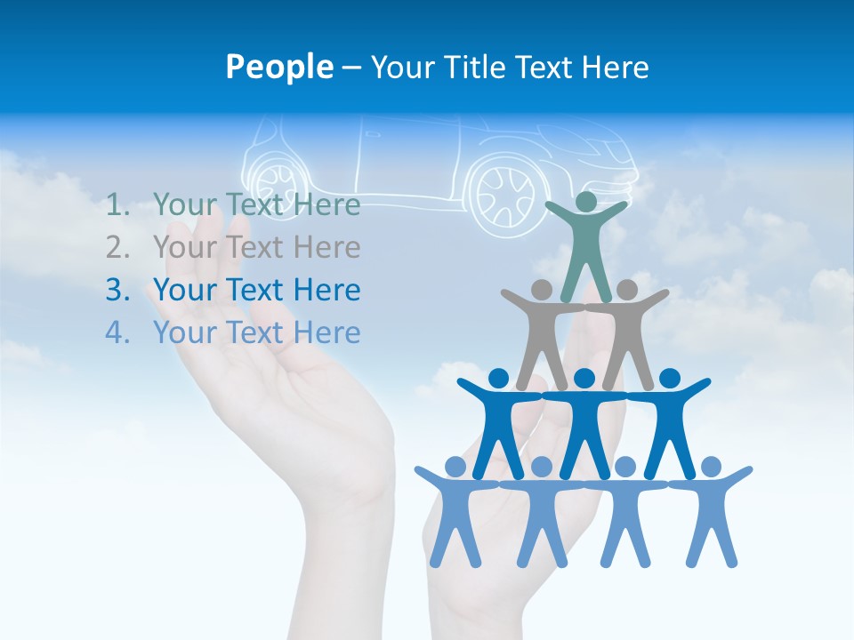 Wheel Shadow Model PowerPoint Template