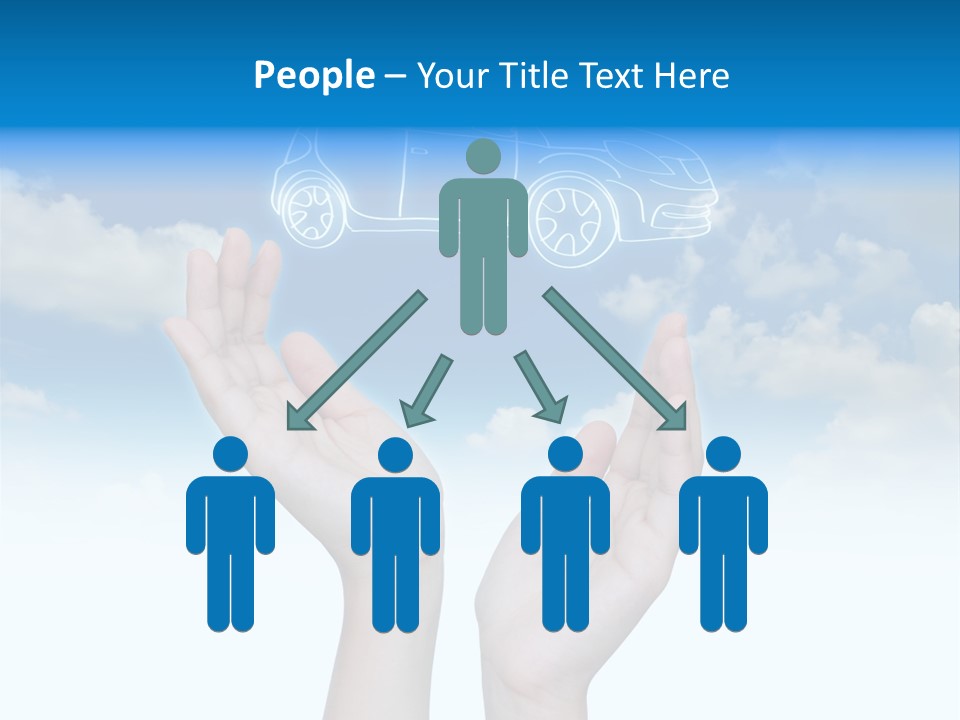 Wheel Shadow Model PowerPoint Template